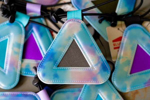 BLUE LUG Triangle Reflectors (tie dye)