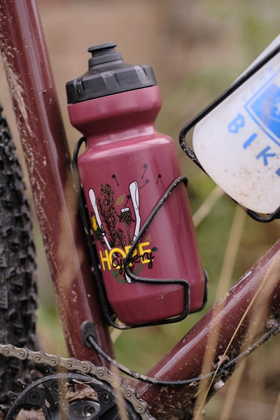 HOPE CYCLERY Water Bottle (art by Bicycle Crumbs)
